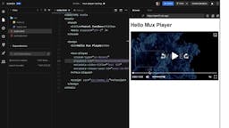 Video thumbnail preview for Start using Mux Player
